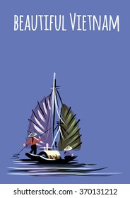 Vector image of beautiful Asia 