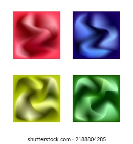 Vector image of a beautiful colorful box-shaped 3-dimensional illustration