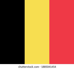 Vektorbild der belgischen Flagge