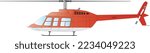 Vector image of Bell helicopter