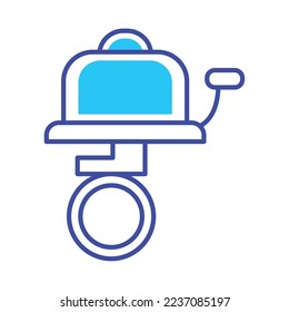 vector image bicycle bell icon with white background