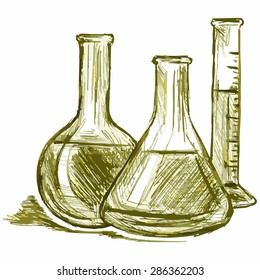 Vector image of binoculars. Equipment for far vision
