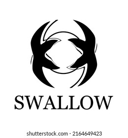 vector image with the bird symbol logo, which looks simple, cool, creative, artsy, and elegant. It is suitable as a brand symbol of a product, or related to birds.
