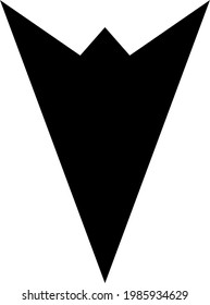 Vector image of black abstract logo.