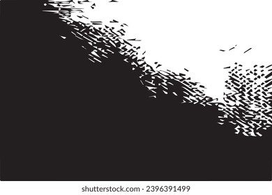 vector image of black texture