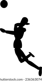 A vector image in black and white of a human engaging in various sports such as volleyball, soccer, basketball.