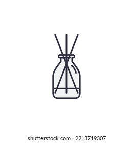 vector image of black and white mindfulness icons with border in lines