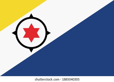 Vector image of the Bonaire flag