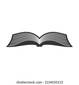 Vector image of a book, scroll and manuscript.