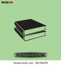 Vector image of books