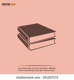 Vector image of books