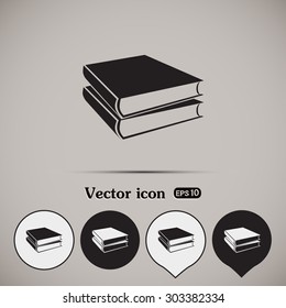 Vector image of books