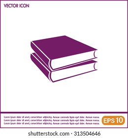 Vector image of books