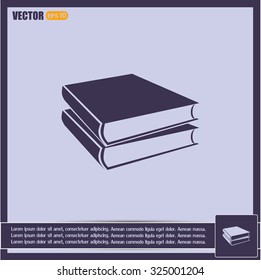 Vector image of books