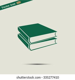 Vector image of books
