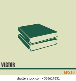 Vector image of books