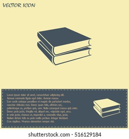 Vector image of books