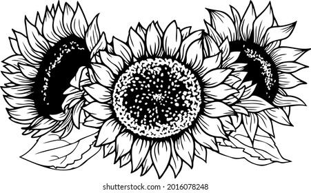 Vektorbild eines Blumenstraums. Design-Element