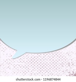 vector image bubble message or ad