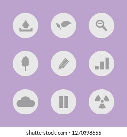 Vector image. Buttons icon set.