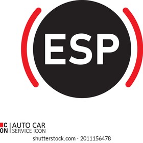 Imagen vectorial del icono del servicio de coche. Concepción de automóviles.