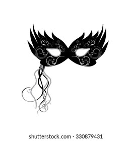 Vector image of carnival mask