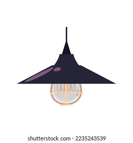 vector image ceiling lamp icon with white background