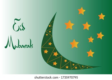 Imagen vectorial de la celebración del feliz Ramadán y Eid.
