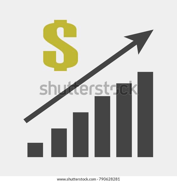 Vector Image Chart Financial Growth Finance Stock Vector (Royalty Free ...