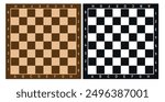 Vector image of chess. Concept of board games and competitions. Educational activity. Design element for banners, advertisements, websites, etc.