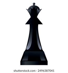 Vector image of chess. Concept of board games and competitions. Educational activity. Design element for banners, advertisements, websites, etc.