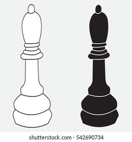 Vector image of chess pieces