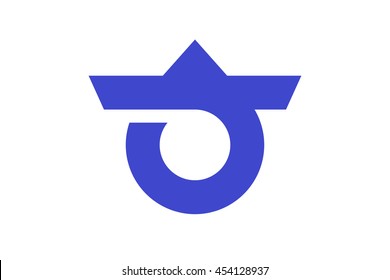 Vector image of  Chita city flag. Proportion 2:3. EPS10. 