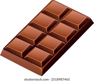 Vector image of a chocolate bar