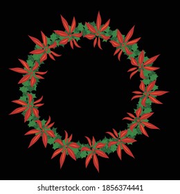 Imagen vectorial de la flor de Navidad
