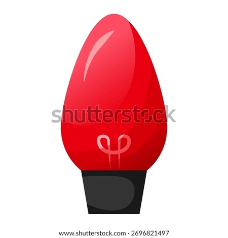 Vector image of Christmas lights. Festive decor and decoration made of colorful Christmas lights. Graphic element for your designs, Christmas cards, websites, banners, and posters.