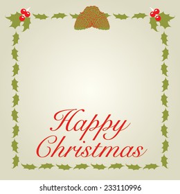 A vector image is for christmas pattern and background. christmas card, wrapping paper, wall paper. frames and happy christmas.