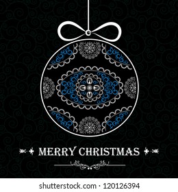 Vector image Christmas toy
