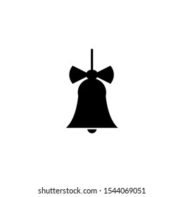 vector image of a church bell, christmas bells, church bell - school bell icon