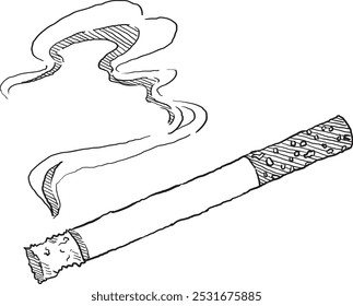 
vector image of a cigarettes