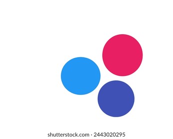 vector image of a circle wallpaper isolated in white