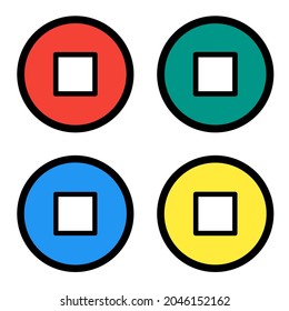 Vector image of circular and city shaped ornament in various colors.