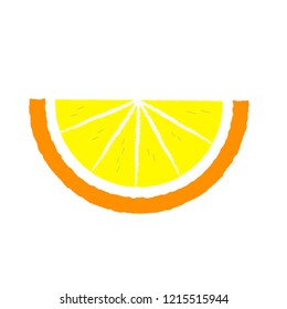 vector image of citrus fruit