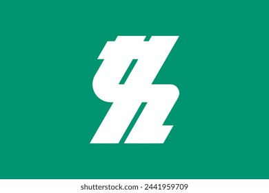 Vector image of city flag, Chiba prefecture , Japan. Proportion 2:3. EPS10.