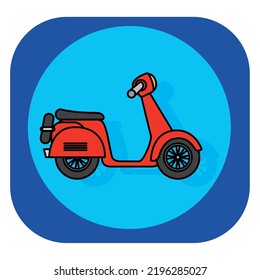 imagen vectorial, iconos de ciudad con fondo azul