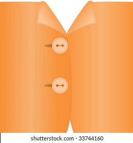 The vector image of the clasped clothes