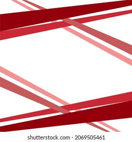 vector image clip art with multicolored lines red