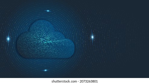 A vector image of a cloud in 2D or 3D format. In today's and future technological worlds, cloud fantasy is a cloud background image.