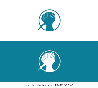 Vector image of a cockatoo parrot  logo design