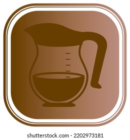vector image. coffee elements icon with dark background.